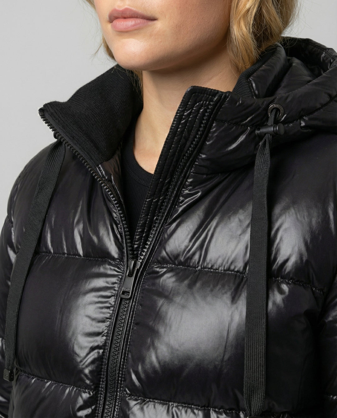 Belen hooded cropped puffer jacket – image 4