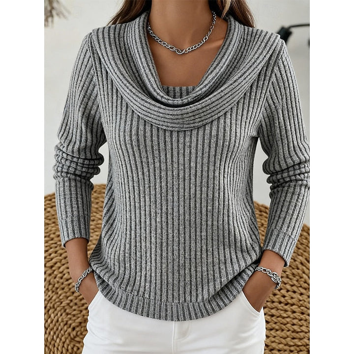 Journey ribbed cowl neck sweater – image 8