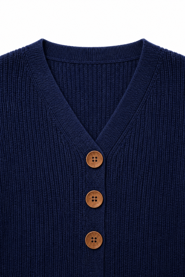 Bethany V neck ribbed pullover sweater – image 11