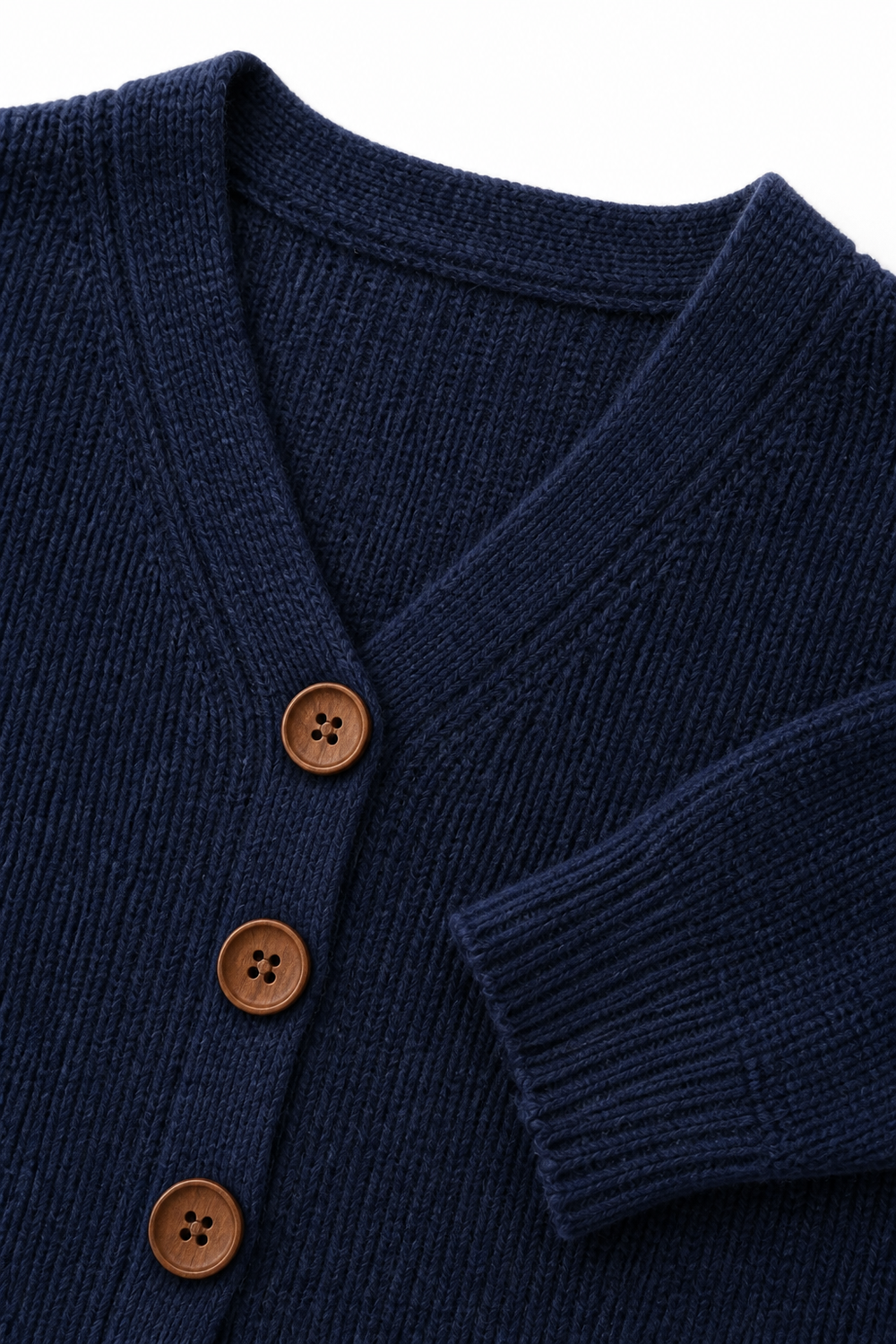 Bethany V neck ribbed pullover sweater – image 9