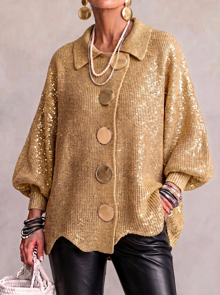 Genevieve oversized button front cardigan – image 5