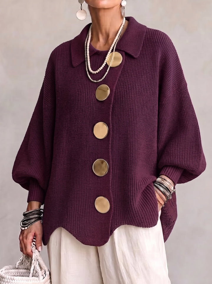 Genevieve oversized button front cardigan – image 3