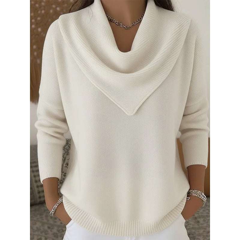Janessa soft cowl neck sweater – image 7