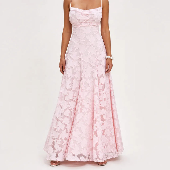 Kristen cowl drape a-line maxi dress – image 5