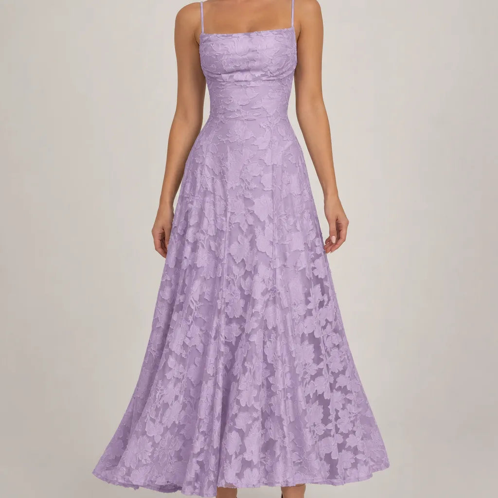 Kristen cowl drape a-line maxi dress – image 6