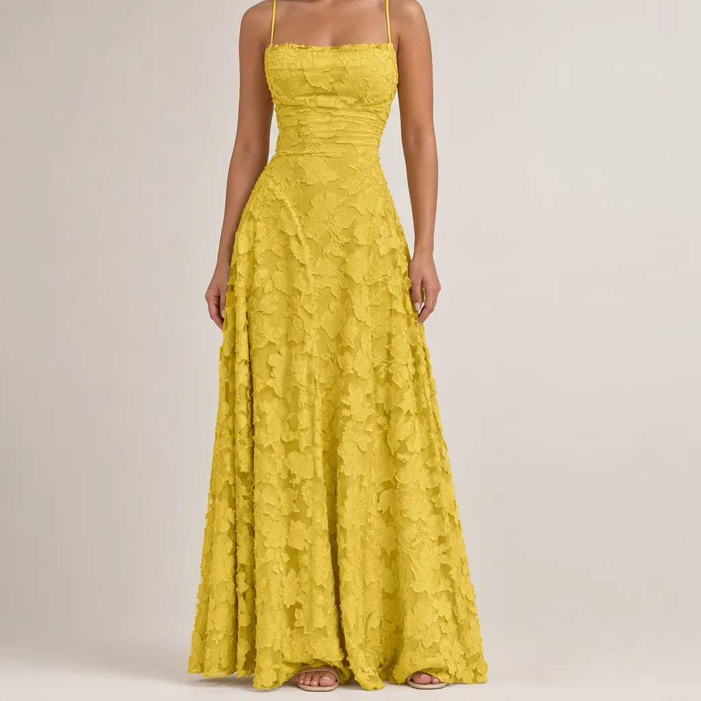 Kristen cowl drape a-line maxi dress – image 7
