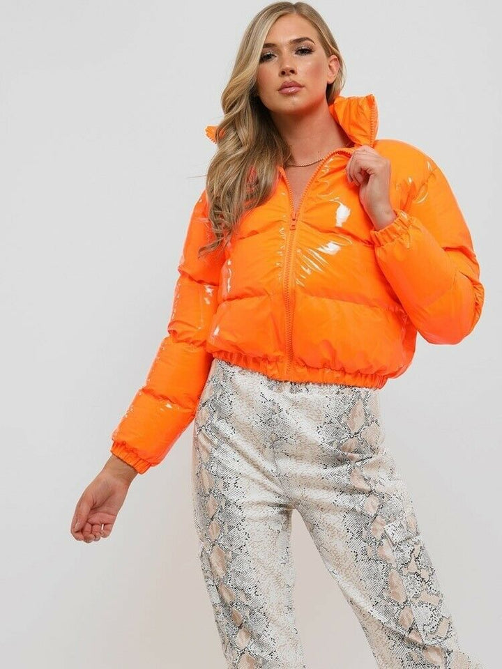 Kara cropped puffer bomber jacket – image 6