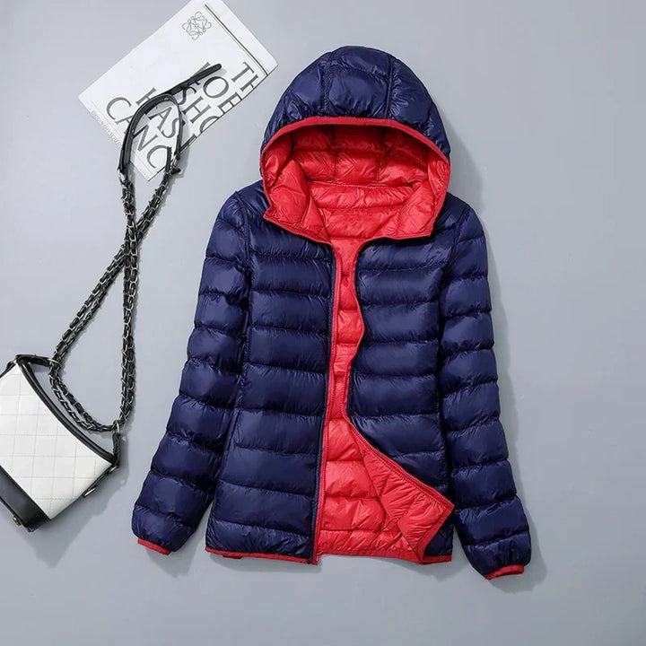 Jolene reversible hooded puffer jacket – image 2