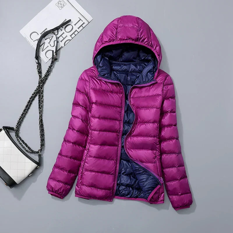 Jolene reversible hooded puffer jacket – image 3