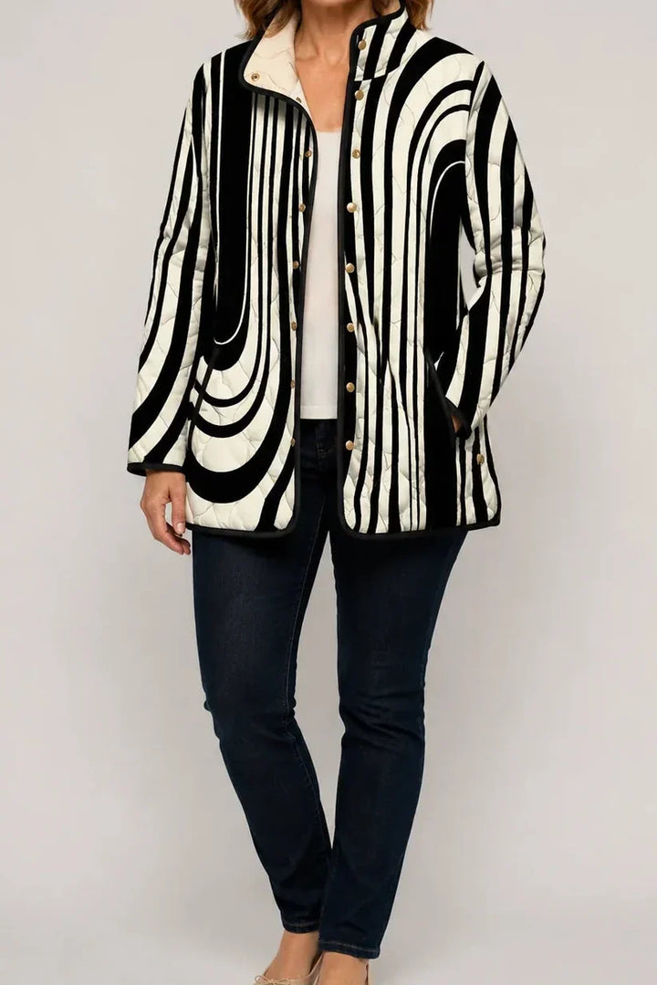 Paisley floral print quilted puffer jacket – image 14