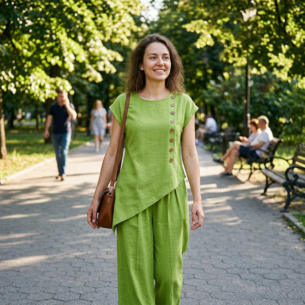 Rowan tunic and wide leg pants set – image 12
