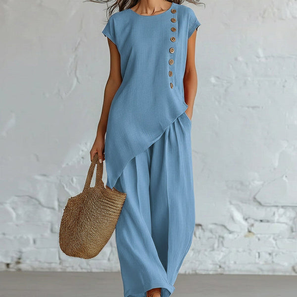Rowan tunic and wide leg pants set – image 3