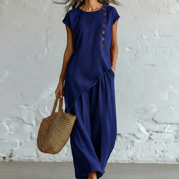 Rowan tunic and wide leg pants set – image 2