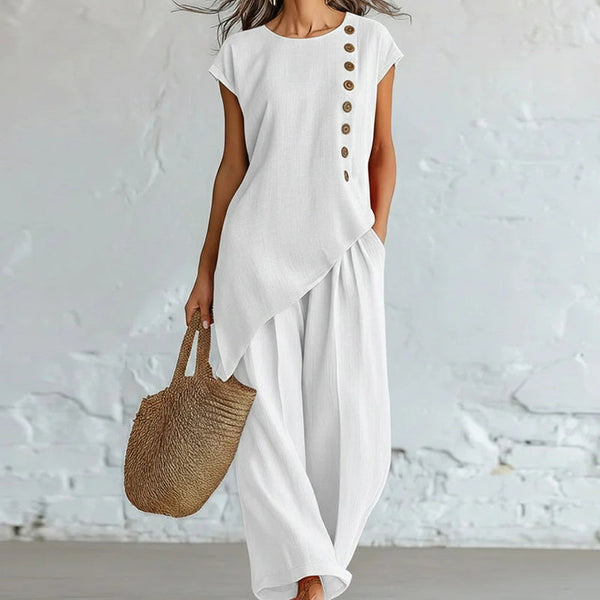 Rowan tunic and wide leg pants set