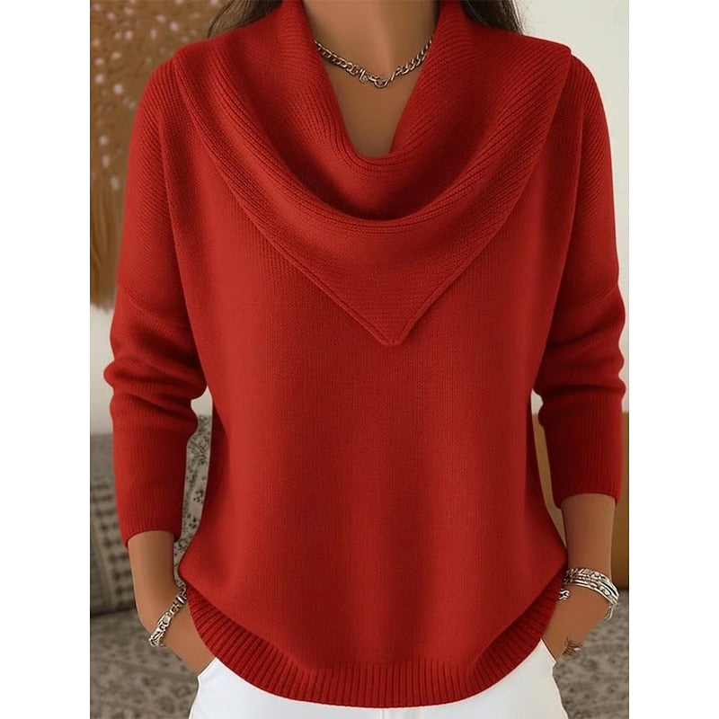 Janessa soft cowl neck sweater – image 6