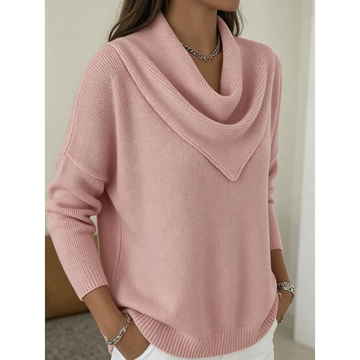 Janessa soft cowl neck sweater – image 3