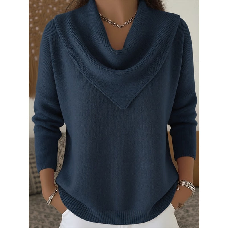 Janessa soft cowl neck sweater – image 5