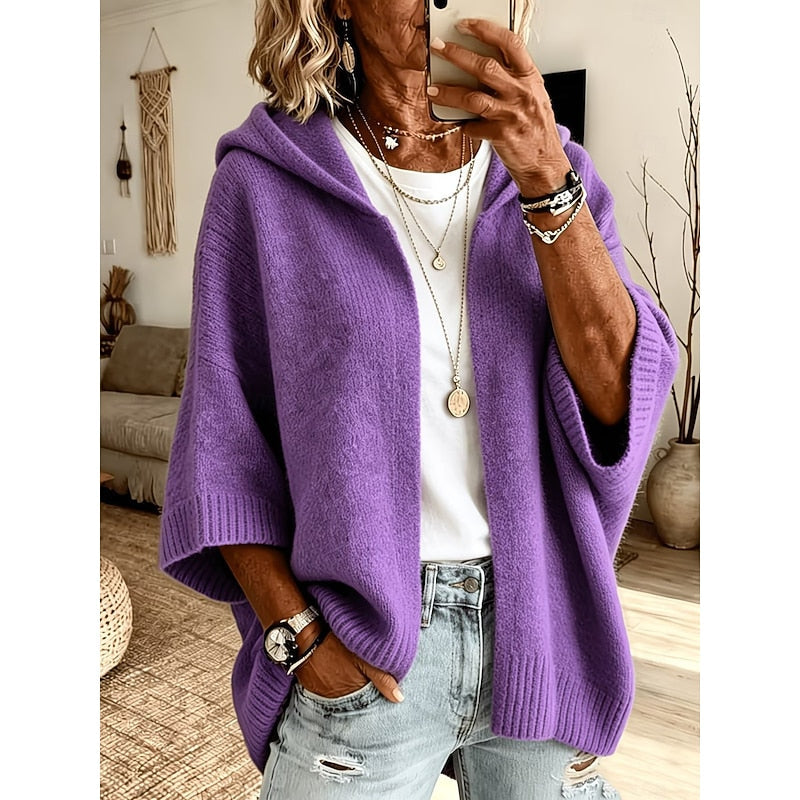 Henrietta hooded open front cardigan – image 7