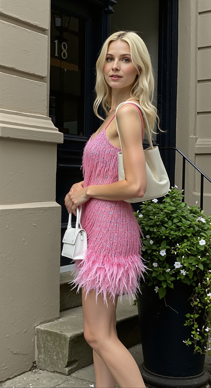Katharine sequin cocktail dress