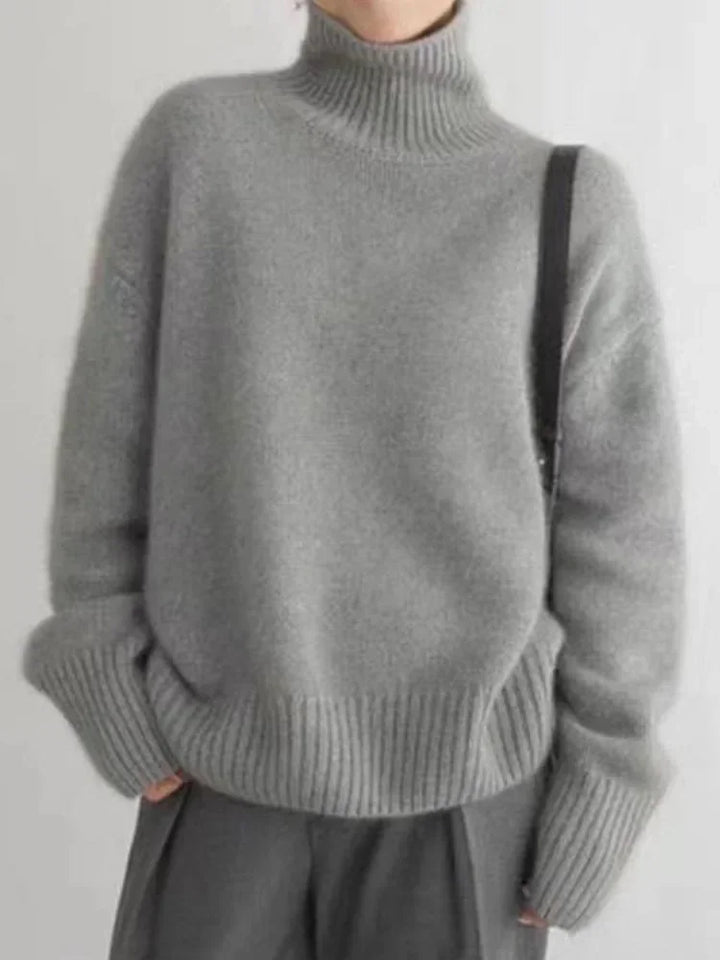 Keira ribbed knit turtleneck sweater – image 5
