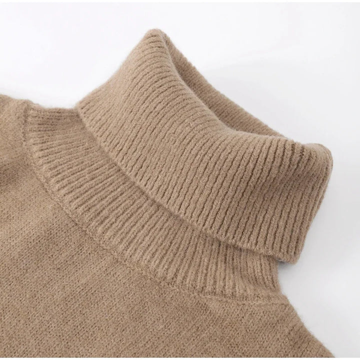 Keira ribbed knit turtleneck sweater – image 8