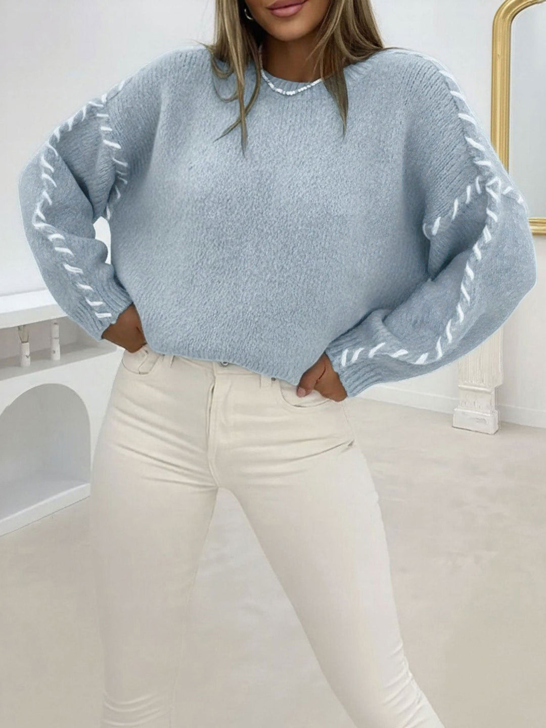 Madison oversized crew neck sweater – image 11
