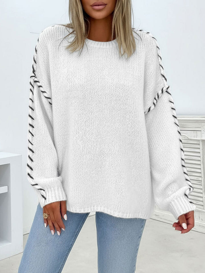 Madison oversized crew neck sweater – image 13