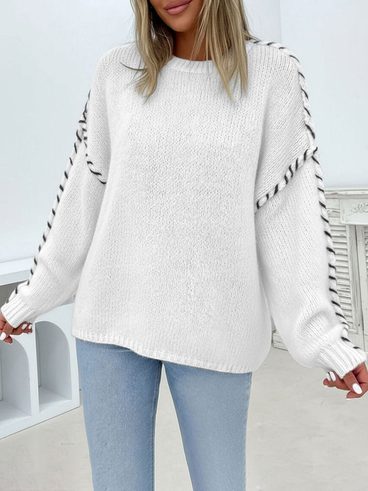 Madison oversized crew neck sweater – image 15