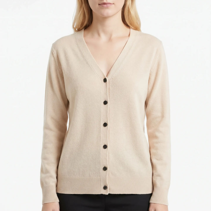Sloan drop shoulder v neck button cardigan – image 4