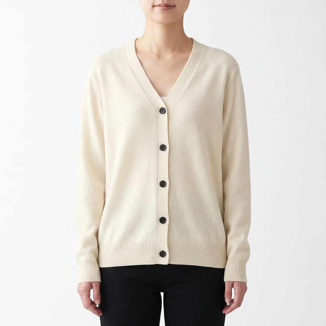 Sloan drop shoulder v neck button cardigan – image 5