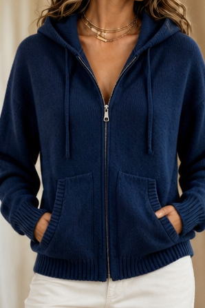 Hayden hooded oversized knit cardigan – image 14