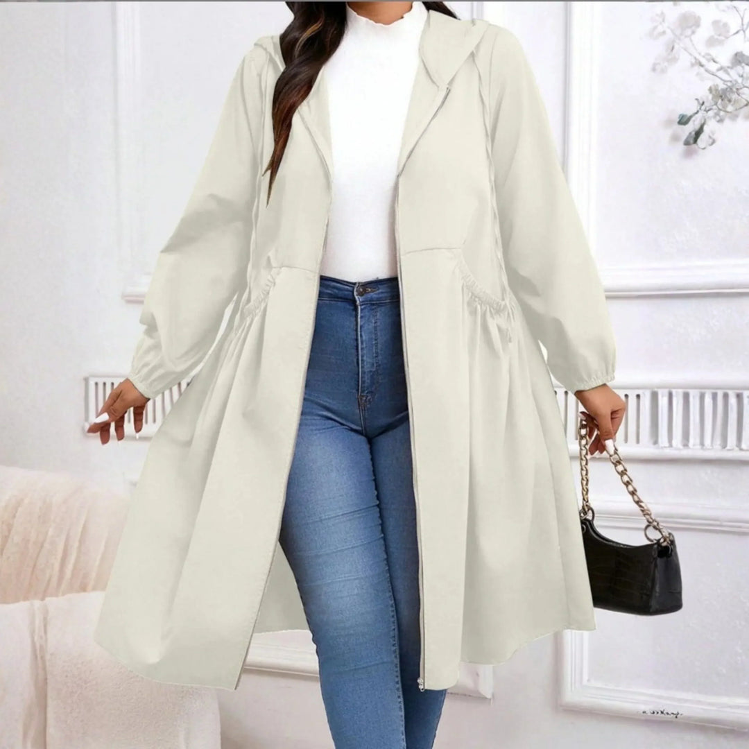 Fabiola zip up winter coat with hood – image 4