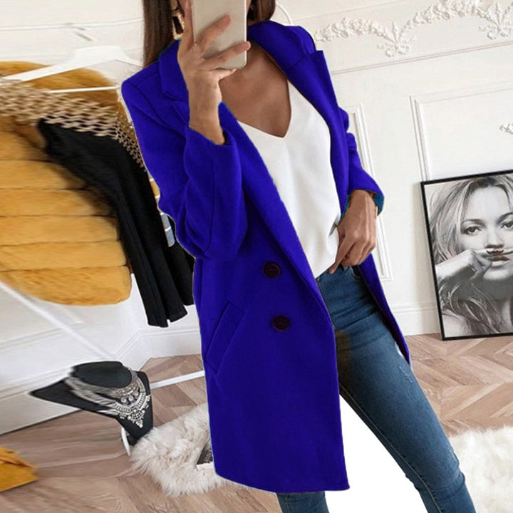 Evelyn button front collared coat – image 4