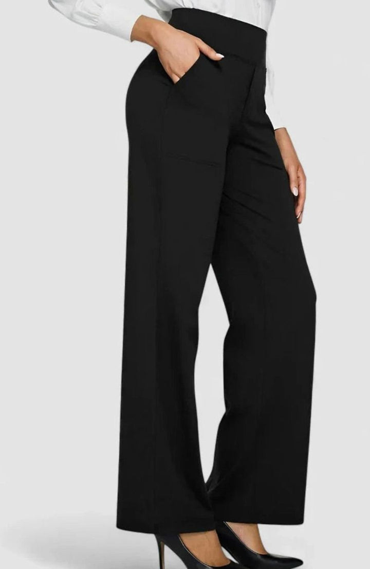 Liliana high waisted wide leg pants with pockets – image 2