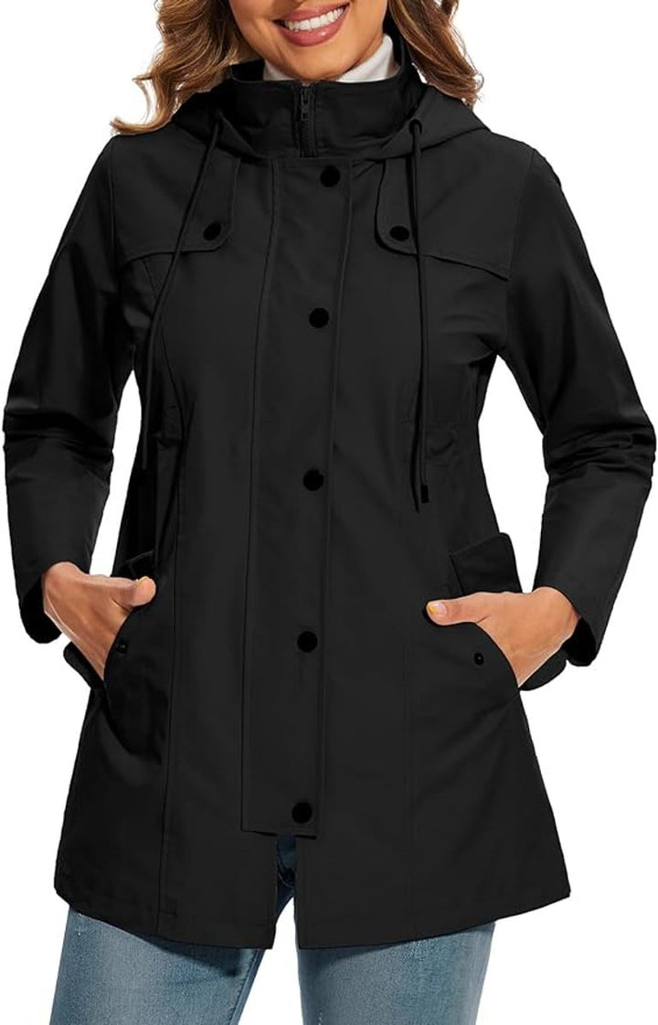Ayla plaid lined hooded raincoat – image 5