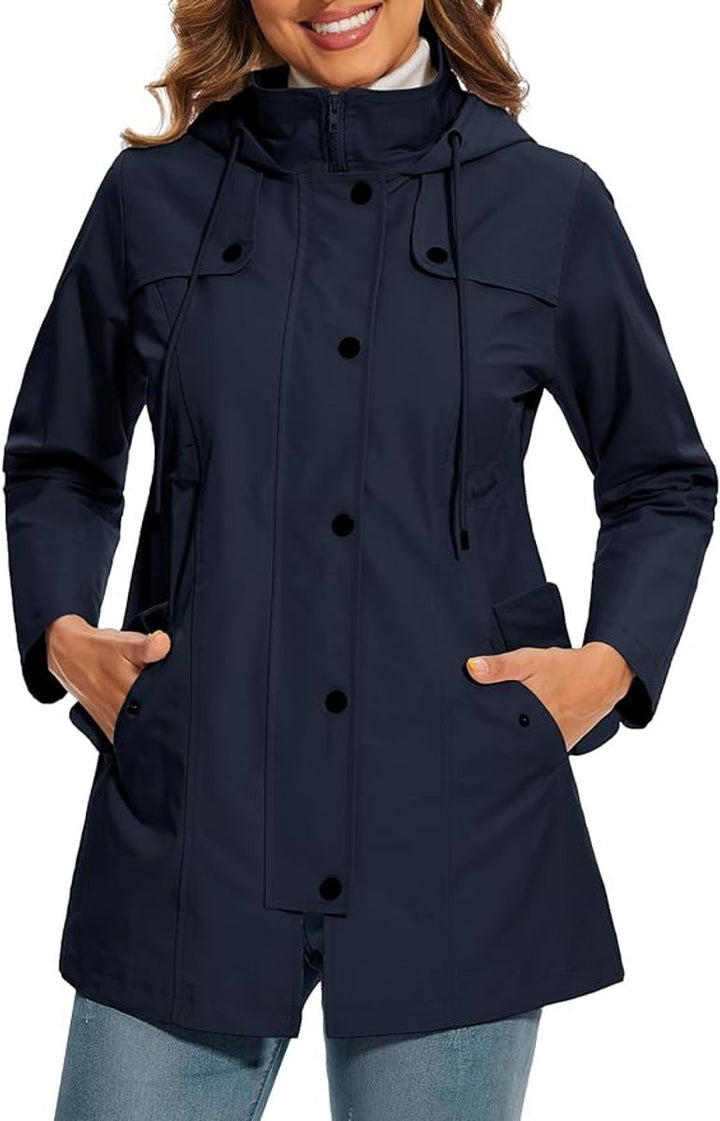 Ayla plaid lined hooded raincoat – image 6