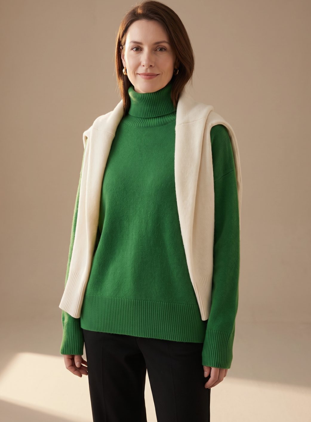 Cosette oversized knit turtleneck sweater – image 6