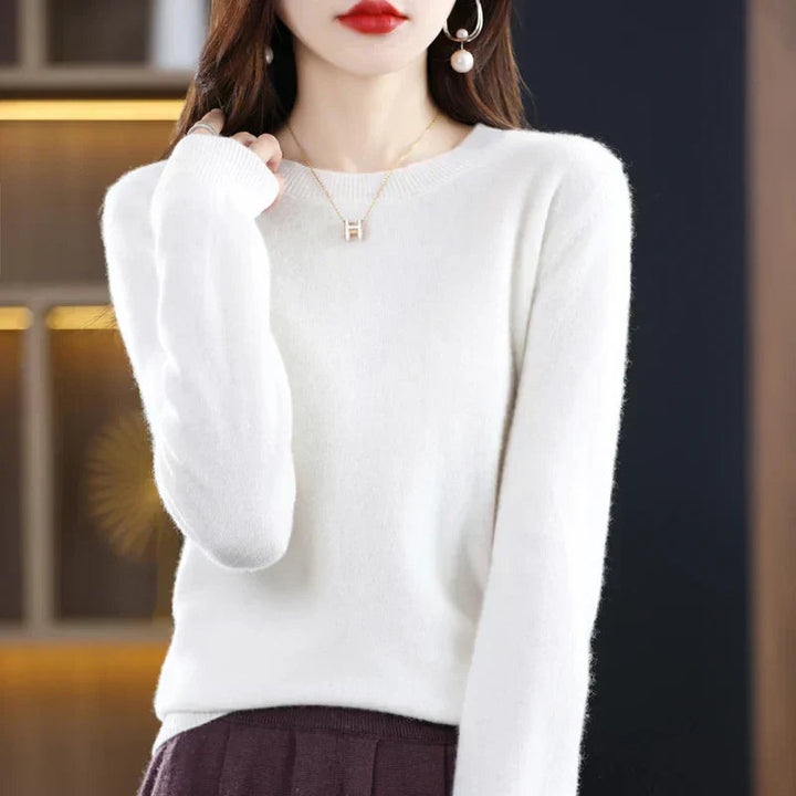 Janelle fine knit crew neck sweater – image 10
