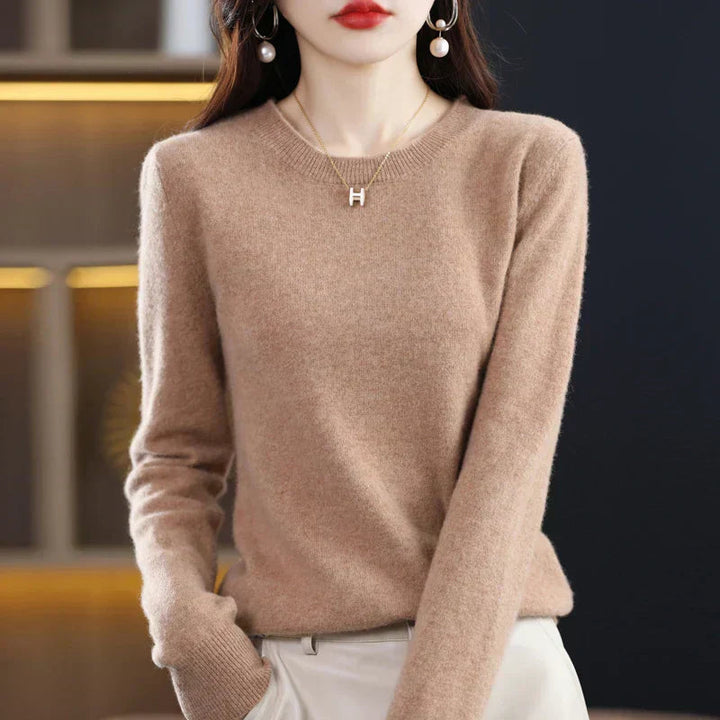 Janelle fine knit crew neck sweater – image 12