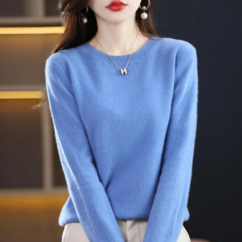 Janelle fine knit crew neck sweater – image 13