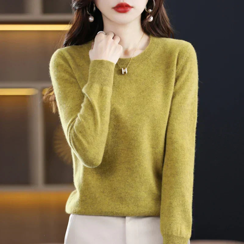 Janelle fine knit crew neck sweater – image 4