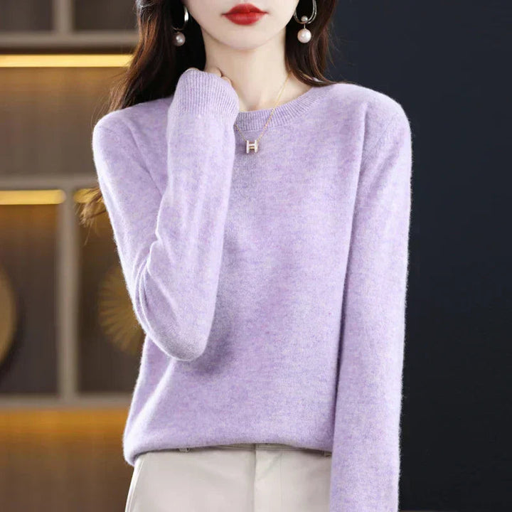 Janelle fine knit crew neck sweater – image 5