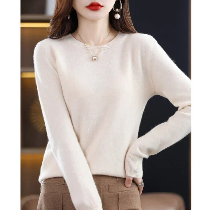 Janelle fine knit crew neck sweater – image 6