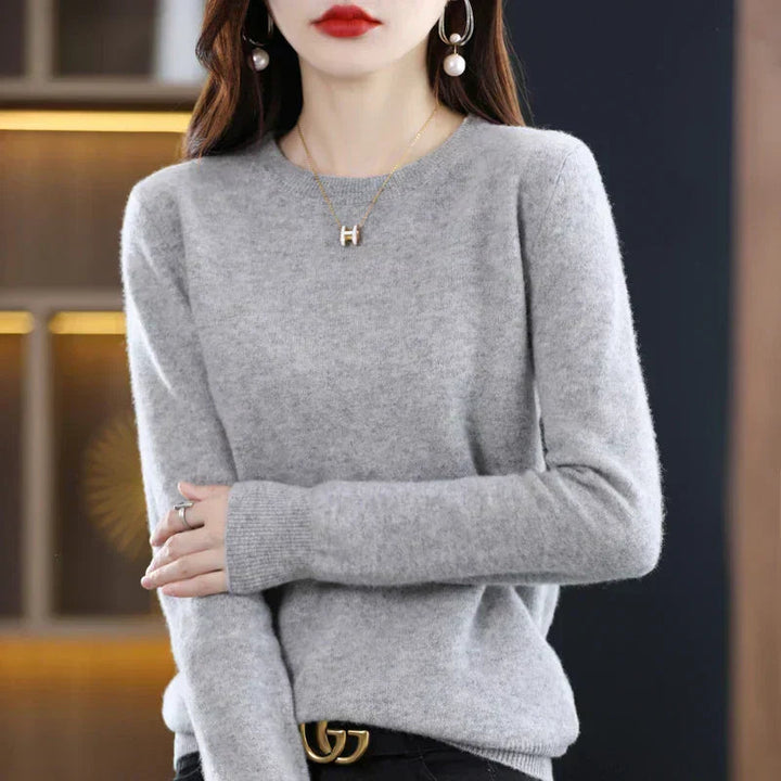 Janelle fine knit crew neck sweater – image 8