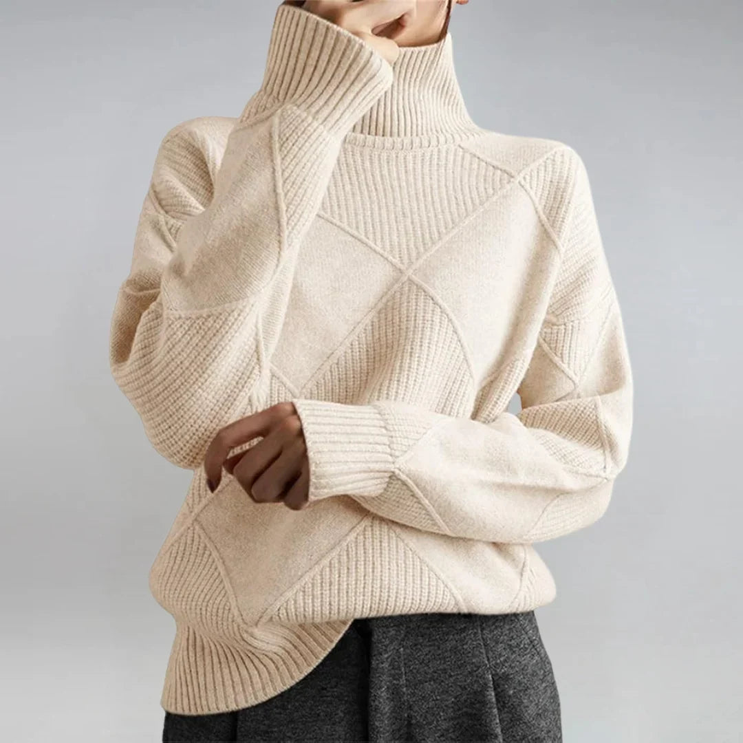 Layla fine knit turtleneck sweater