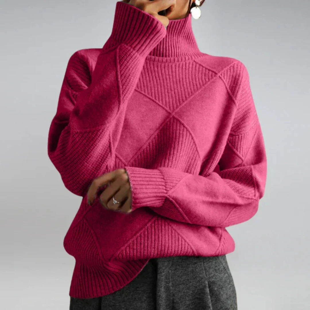 Layla fine knit turtleneck sweater – image 4
