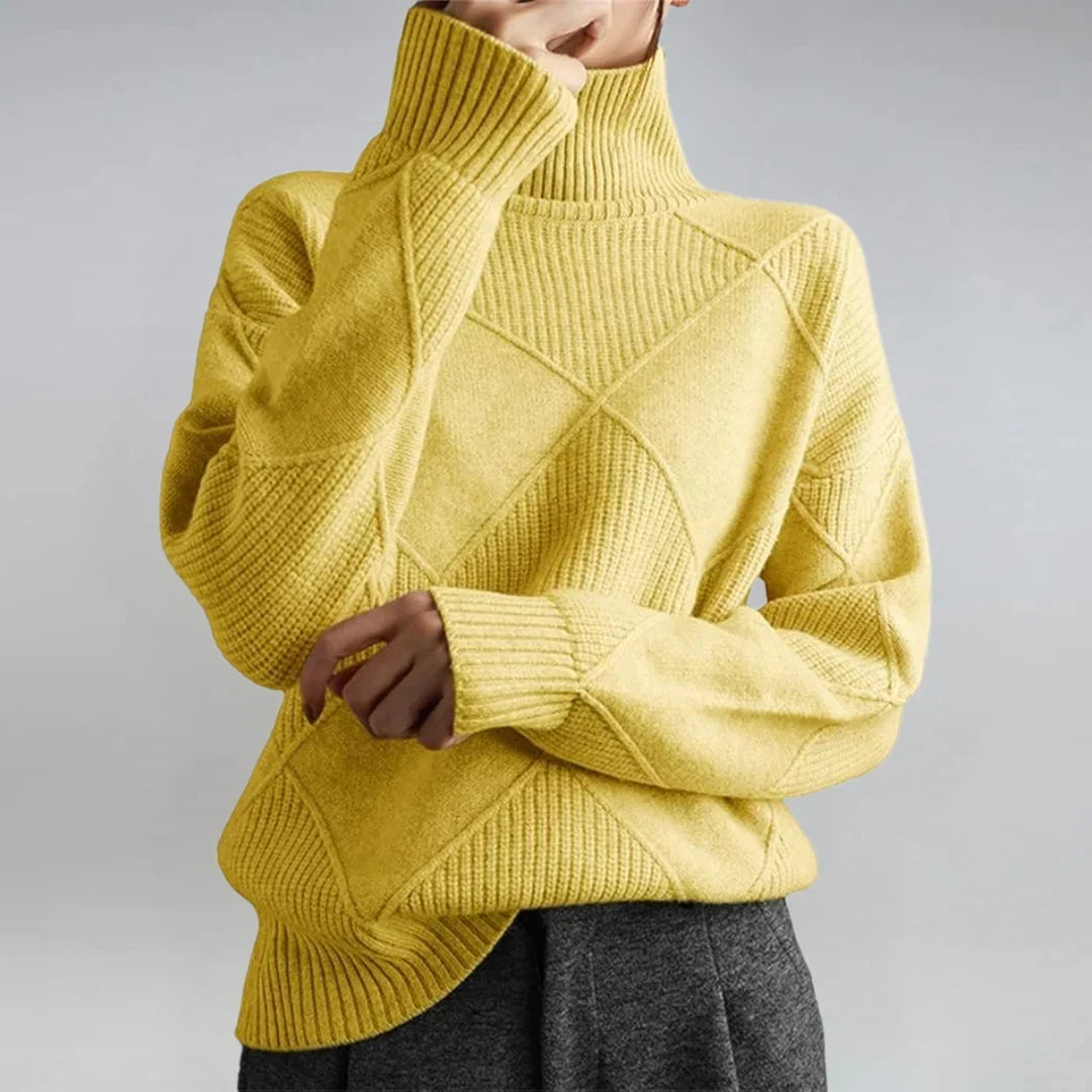 Layla fine knit turtleneck sweater – image 5