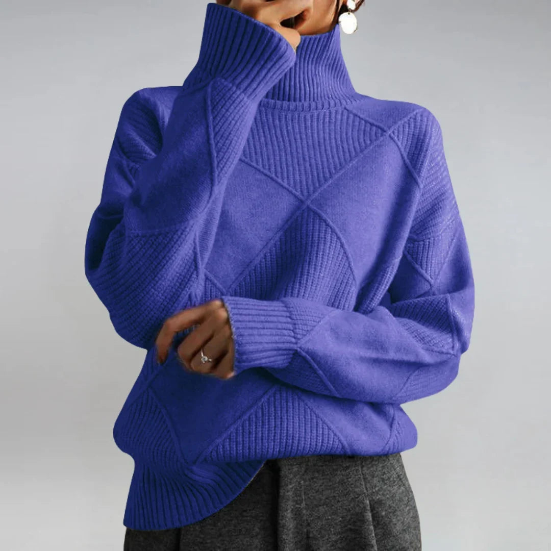 Layla fine knit turtleneck sweater – image 8