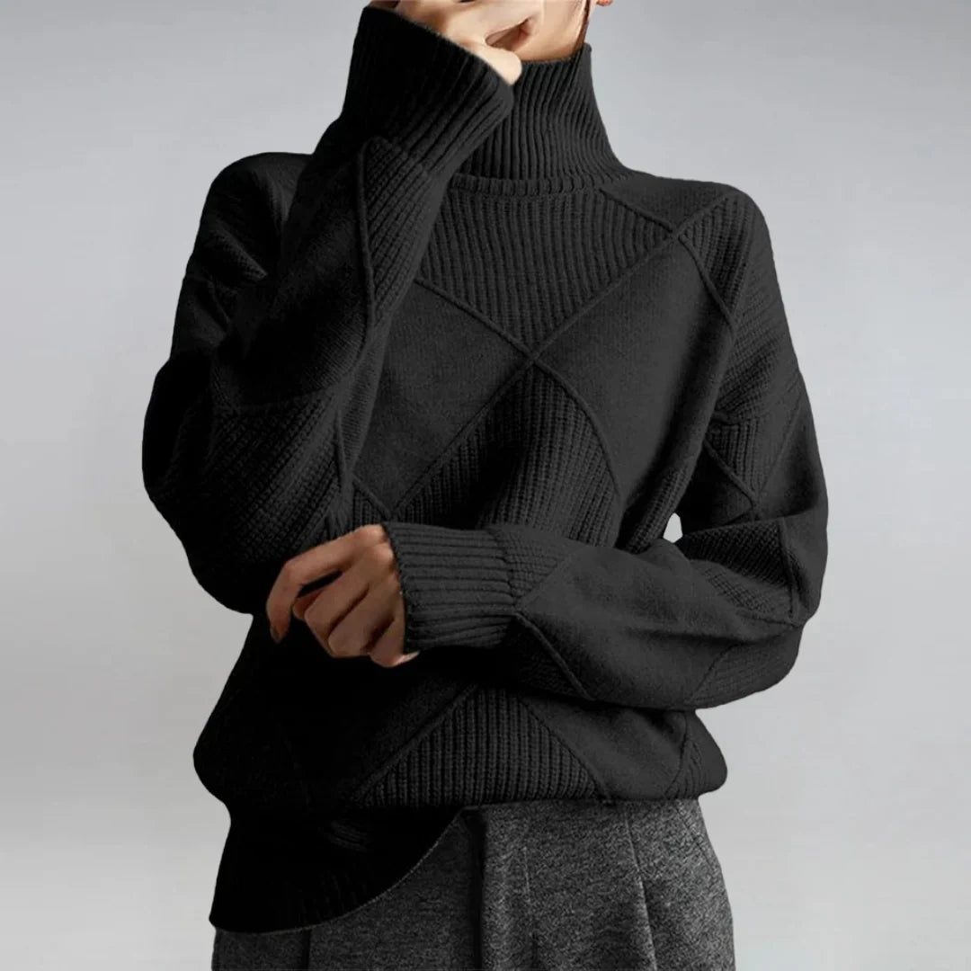 Layla fine knit turtleneck sweater – image 11