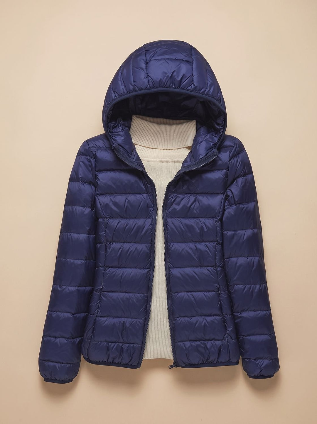 Amber ultra light quilted puffer jacket